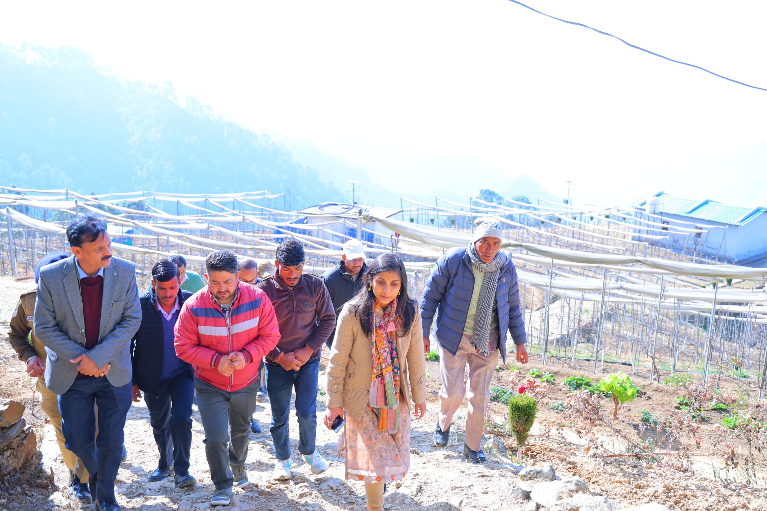 नैनीडांडा में जवाबदेही पर जोर: तहसील निरीक्षण और सेब नर्सरी की समीक्षा